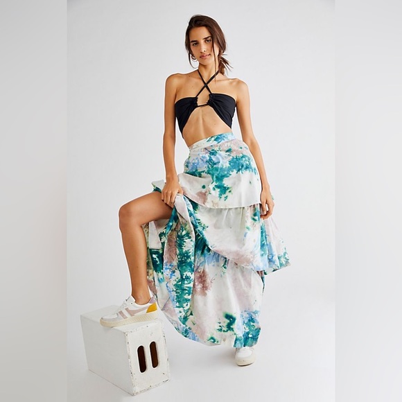 S/W/F Layered Maxi Skirt Free People - Picture 13 of 13